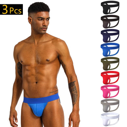 3 Piece ADANNU Tanga Hombre Men's Jockstraps