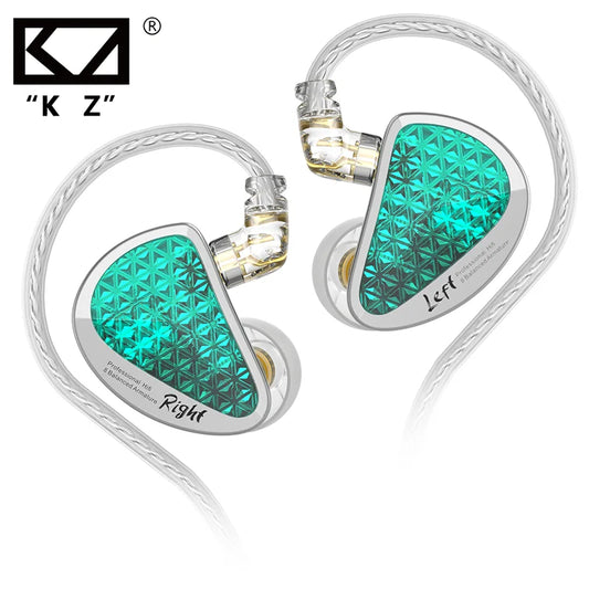 KZ AS16 PRO Wired Headphone 8BA Balance Armature In Ear Monitor Earphone MP3 Bass Music Earbuds HIFI Headset With Microphone