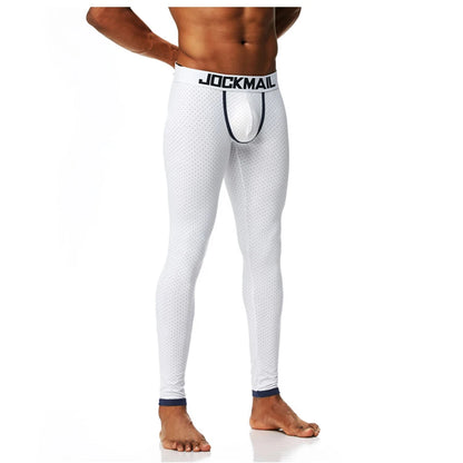 Sexy Cotton Thermo Long Johns Leggings Pants Fashion Men Thermal Underwear Thermal Leggings Pants Autumn Winter Sleeping Bottoms