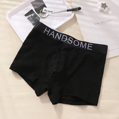 EXILIENS HANDSOME Cotton Boxer Men Underwear Breathable Mens Boxers Cuecas Masculinas BoxerShorts Man Panties Size L-3XL BH005