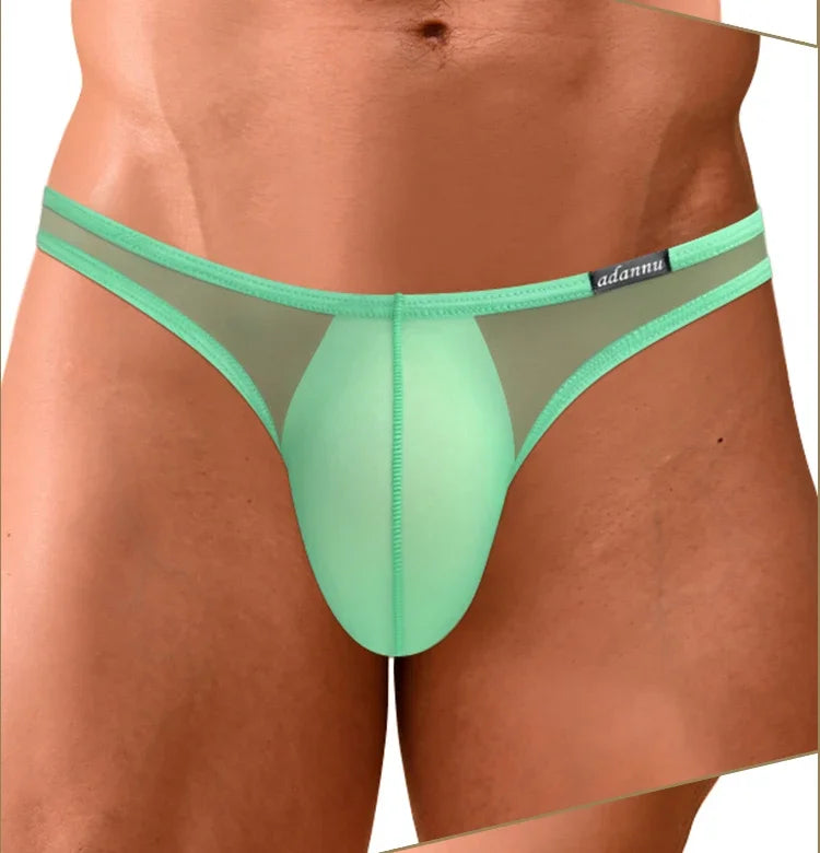 CMENIN Low Rise Men's Underwear Transparent Ultra-thin Mesh Brief