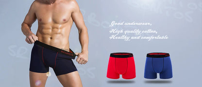 5Pcs Men's Cotton Boxer Underwear