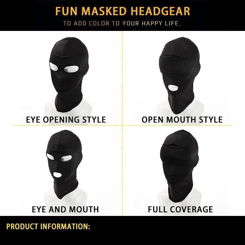 Fetish Harness Head Hood BDSM Slave Game Bondage Restraint Face Mask Erotic Sex Toys Role Play for Couples Master Anal Gay Adult