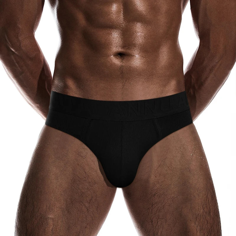 CMENIN 100% Men's Cotton Low Waist Briefs