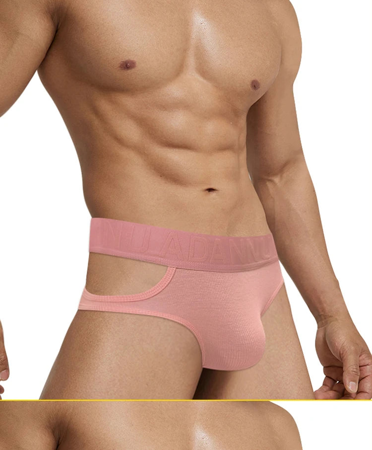 CMENIN 100% Men's Cotton Low Waist Briefs