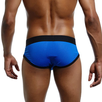 Men Sexy Briefs Pouch Panties Breathable Underwear Low Waist Convex Pouch Underpants Lingerie Cock Pouch Gays Men Brief