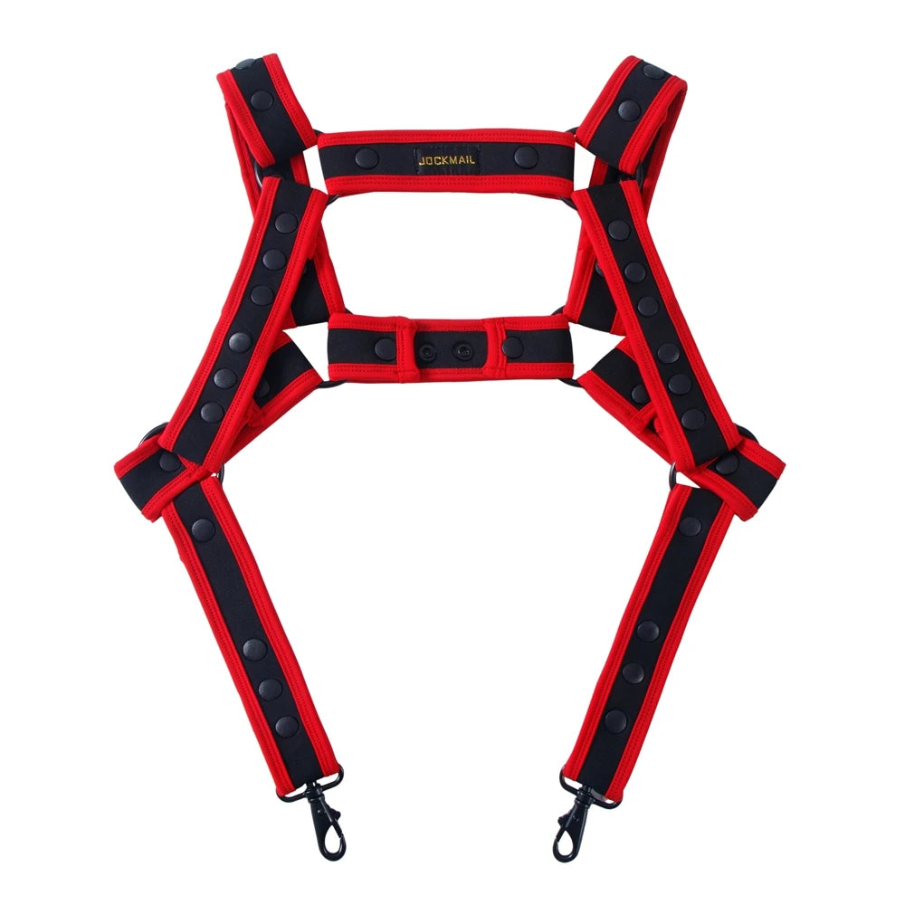 Leather Harness Bodysuit Jockstraps sets Gay underwear Sex Rave Sexual Chest Men  Belts Adjustable BDSM Body Bondage Cage