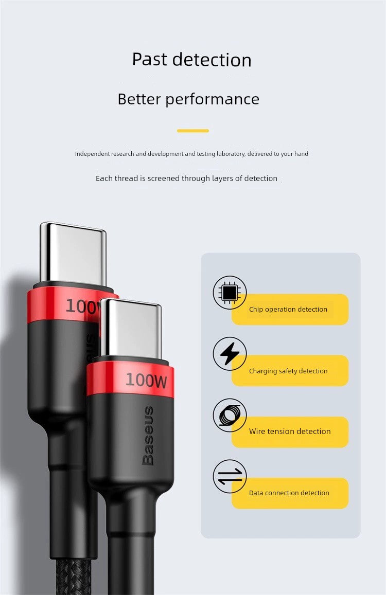 BASEUS Double-Headed Computer Huawei Laptop Data Cable