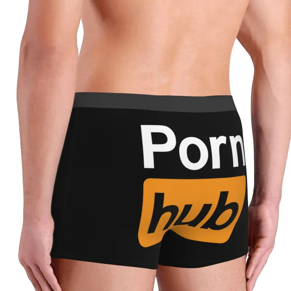 Custom Male Funny Porns Hub Underwear Boxer Briefs Breathable Shorts Panties Underpants