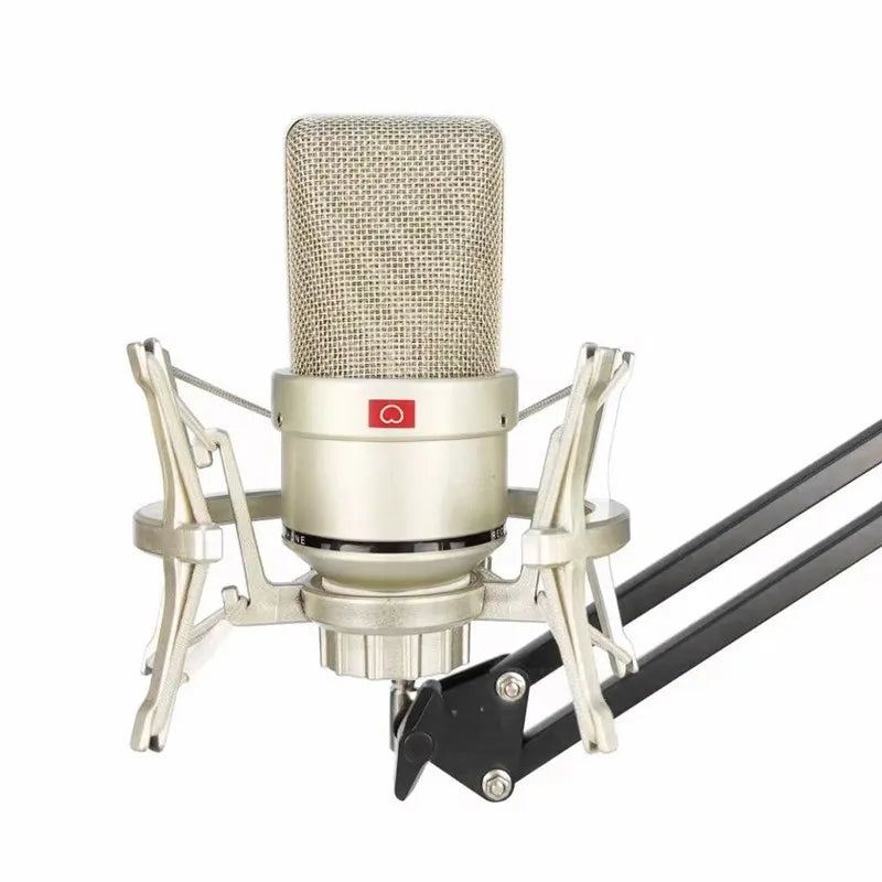 Professional Studio Condenser Microphone PC Computer Laptop Mic Singing Karaoke Streaming Wired Pro Microphn Mike Sound Mikrofon