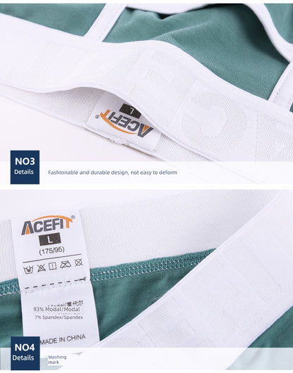 Acefit Pouch Summer Sweat Absorbing Mid Waist Men Underwear