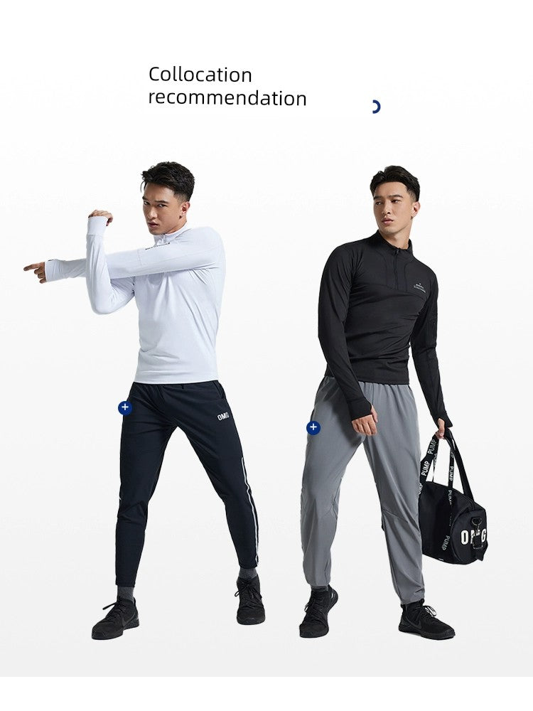 OMG Breathable Long Sleeves Bodysuit Men Sports T-shirt