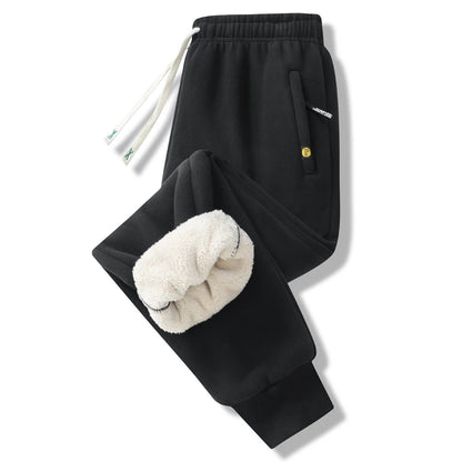 Men's Winter Thick Sweatpants Fleece Joggers