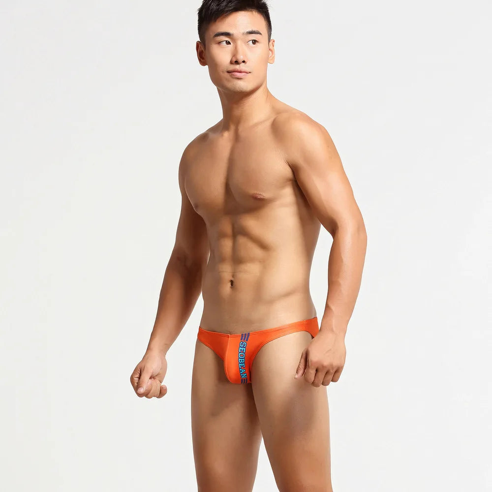 Men's, Boys Low Waist U Convex Pouch Swimwear.