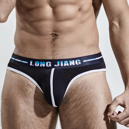 Mens Sexy Underwear Gay Sexy Briefs Transparent Man Underwear Slip Breathable Silky Quick-Drying U-convex Pouch Underpants Thong