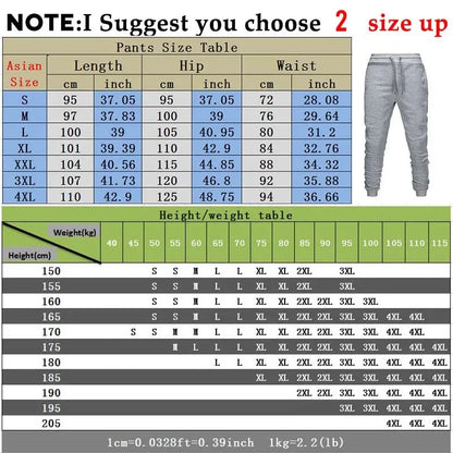 Sports Pants for Men Casual Hot Sales Sweatpants 2024 Outdoors Jogging Fashion the Four Seasons Daily Versatile Men's Clothing