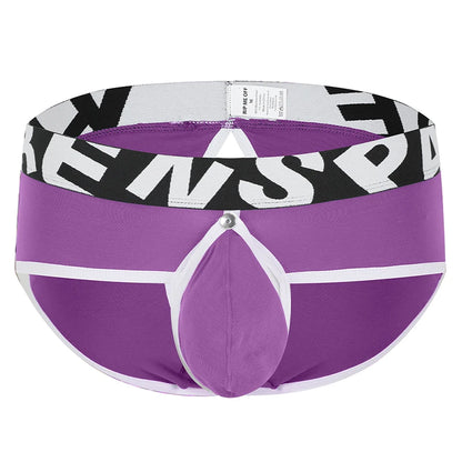 Men Underwear Open Front Back Boxers Breathable Solid Low Waist Underpants Soft and Comfortable Homme Shorts