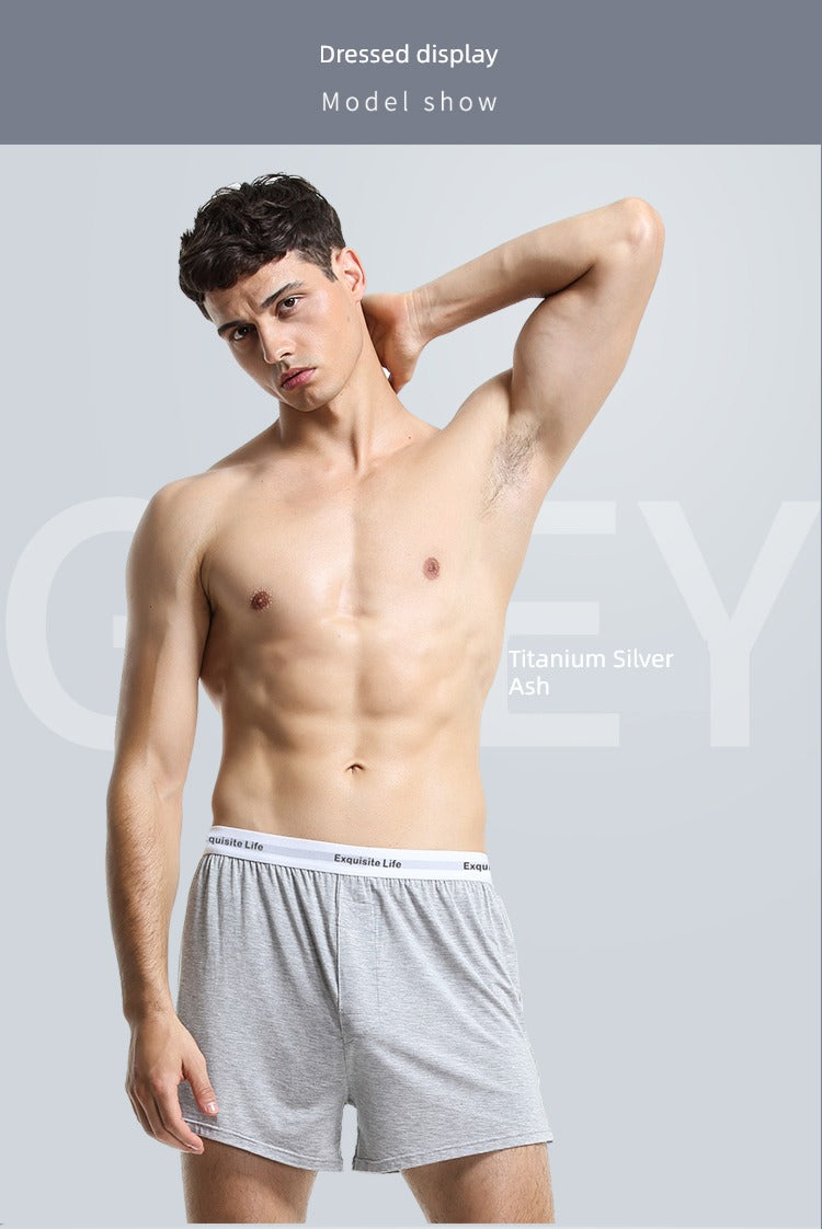 Modal Comfortable Home High Elastic Minimalist Men's Underwear