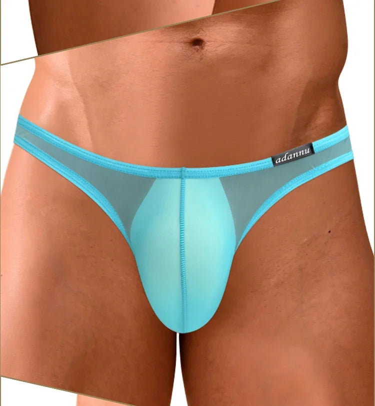 CMENIN Low Rise Men's Underwear Transparent Ultra-thin Mesh Brief