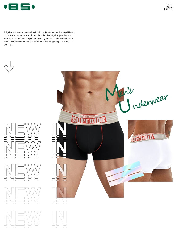 Men's Cotton Boxer Brief Underwear