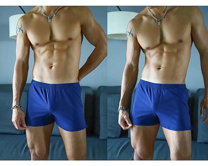 New Arrival Men Underwear Boxers Cotton Soft Breathable Mens Boxer Trunks Home Wear Loose Shorts Male Panties Cueca Calzoncillos