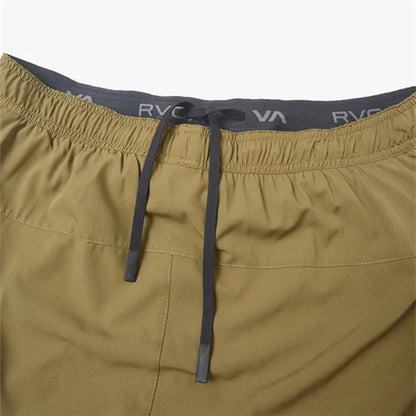 European Size Summer 2 in 1 Athletic Shorts Men's Training Quick Dry Breathable Stretch Shorts Elastic Waist Casual Pants