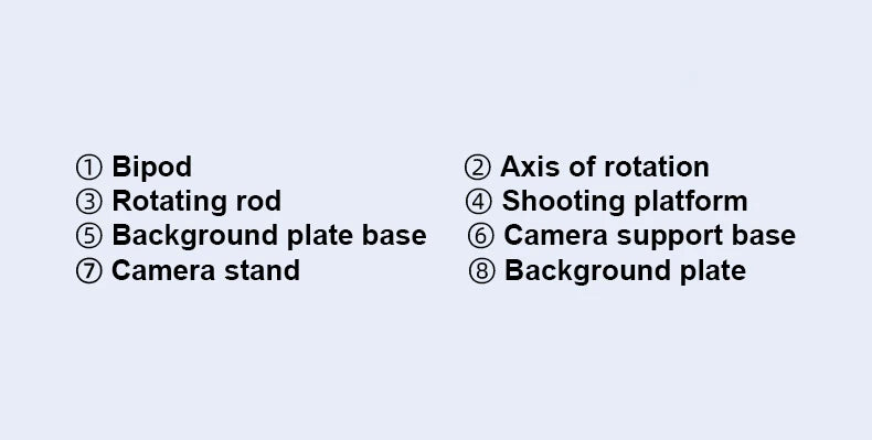 Professional Photography Panoramic Round Turntable 360° Surrounding Rotation Video Shooting Platform Studio Photo Booth