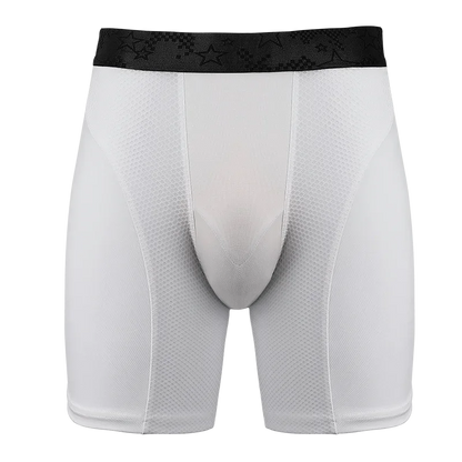 Mens Boxer Briefs 3D Pouch Bracing Cooling Moisture Wicking Underwear Soft Breathable Elastic Waistband Underpants