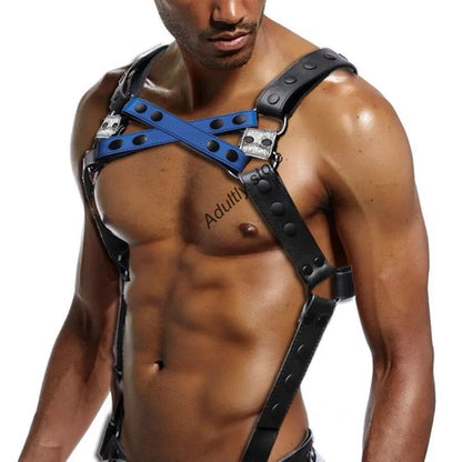 New Pink Sexy Hot super hot Harness Mens Gay fetish Leather Suspensorios sexual hombre cosplay Erotic lingerie Mujer sin sensura