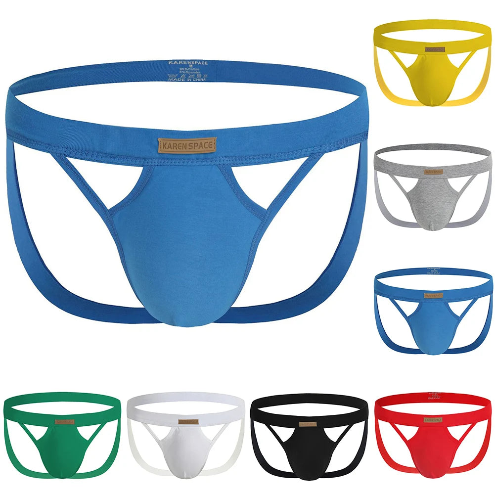 Sexy Mens Panties Breathable Sexy Double Thong Youth Fashion Brief Lingerie Backless Underpants Low Waist Bikini G-string