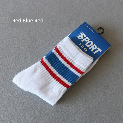 Pure Cotton Sweat-Absorbent Breathable Youth Fashion Men's Socks