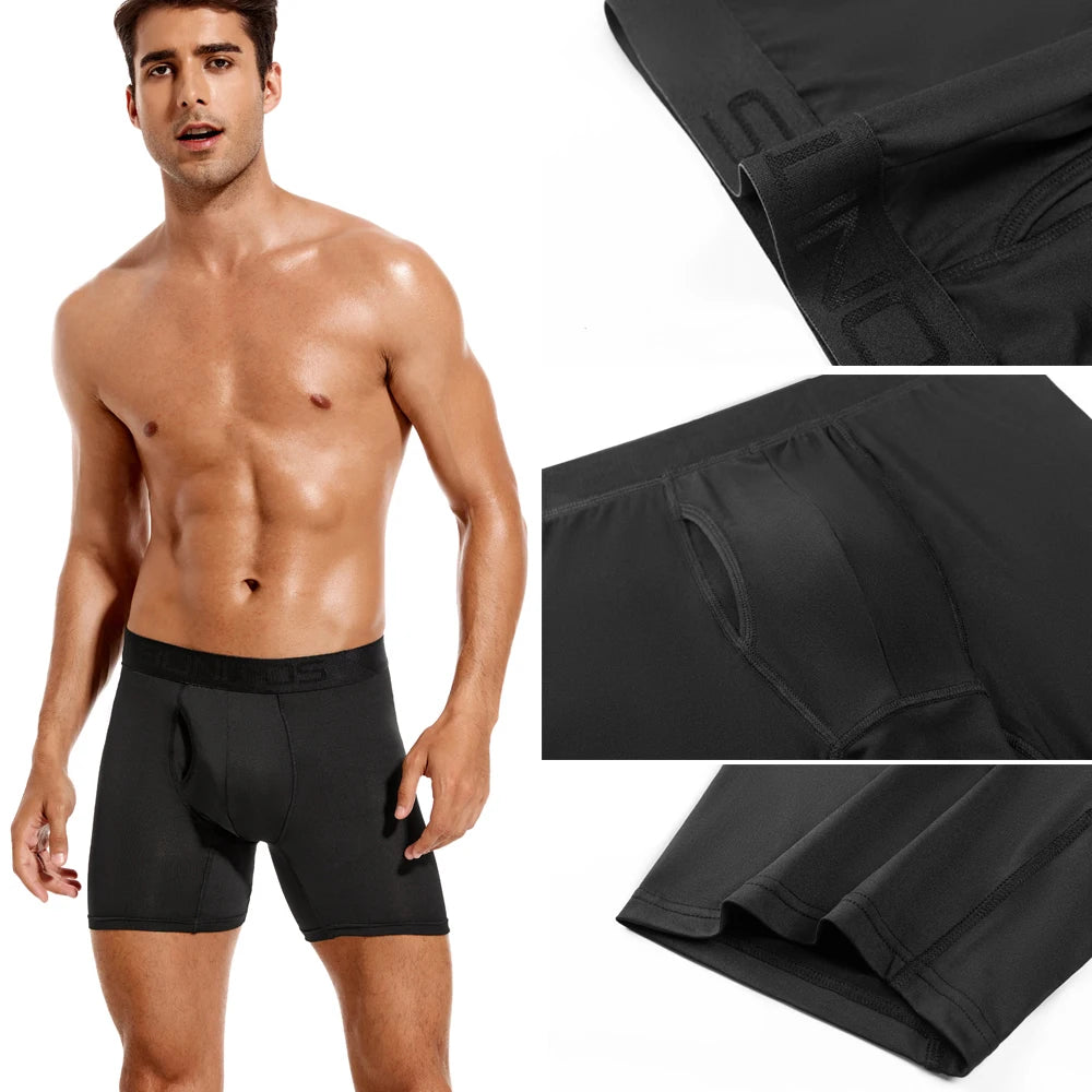 Men's Panties Front Open Underwear For Man Boxer Shorts Mens Ventilate Underpants Slips Male Boxershorts