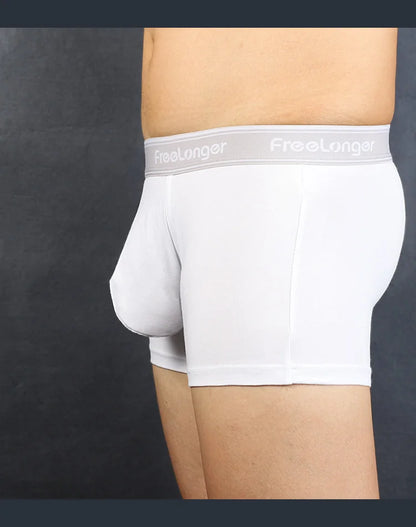 Men Breathable Seamless  U Pouch Boxer Briefs.