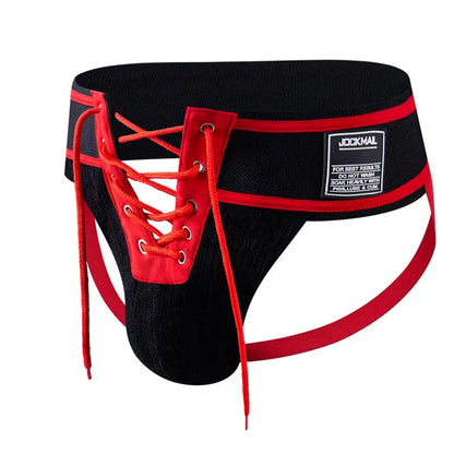 Jockmail Sexy Men Jockstrap Soft Bulging Bag Soft