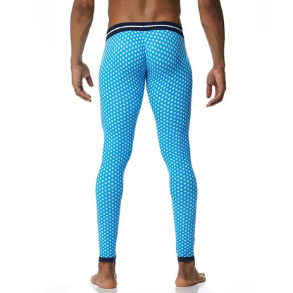 JOCKMAIL Brand Men Long Johns Cotton Printed leggings Thermal Underwear cueca Gay Men Thermo Underwear Long Johns Underpants