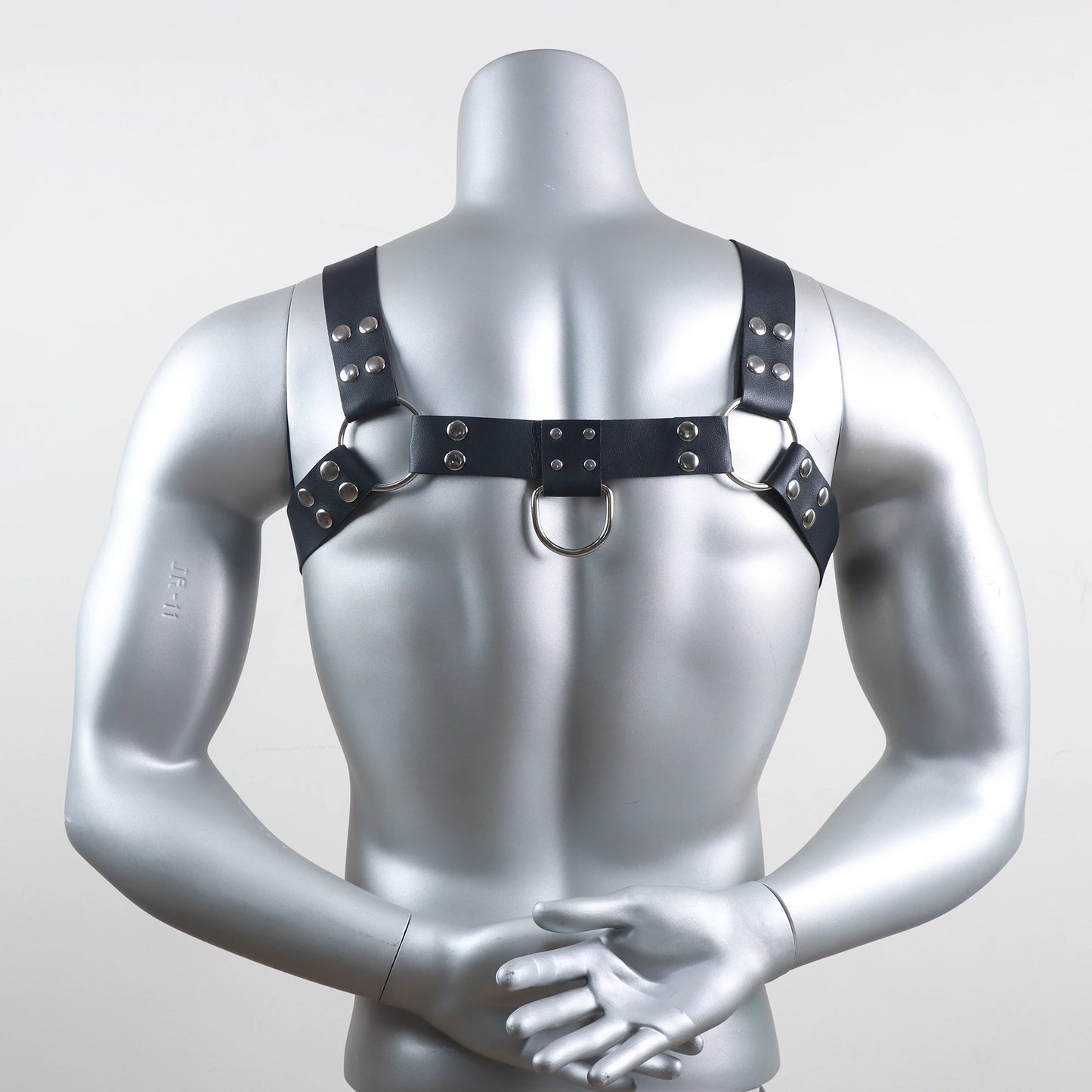 Sexual PU Leather Chest Men Harness Belts Adjustable BDSM Fetish Gay Clothing for Sex Rave Body Bondage Cage Harness Lingerie