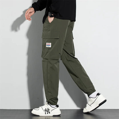 2024 casual multi pocket loose work pantscamping equipment