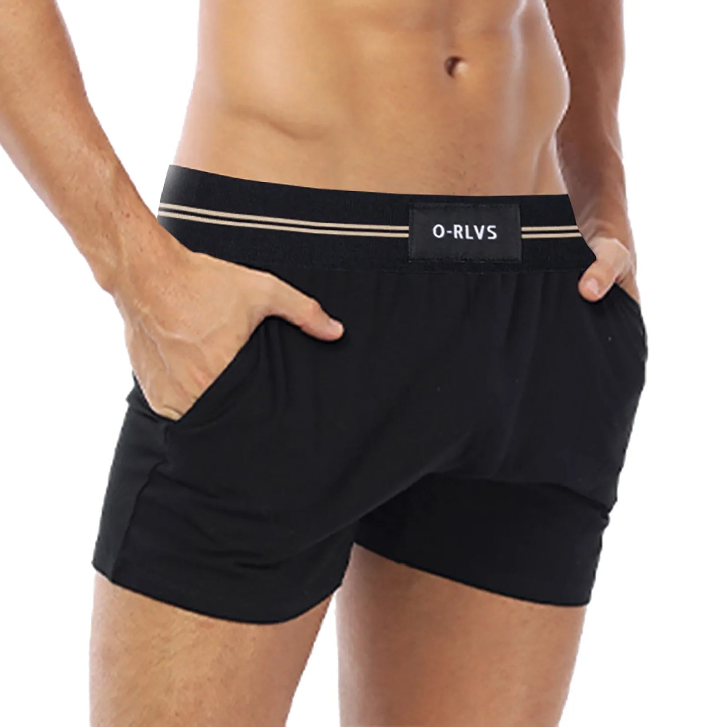 Mens Cotton Pants Soft Skin Friendly Wearable Home Pants Shorts Longer Briefs Underwear Cotton C9 Mens Underwear