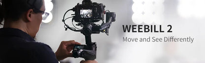 Zhiyun Weebill 2 Handheld Gimbal Stabilizer 3-Axis for DSLR Mirrorless Cameras Compatible with Canon/Sony/Panasonic/Nikon/LUMIX