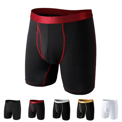 Men Sport Shorts Comfort Underwear Middle Waist Panties Bullet Separation Scrotum Physiological Underpants Longshort