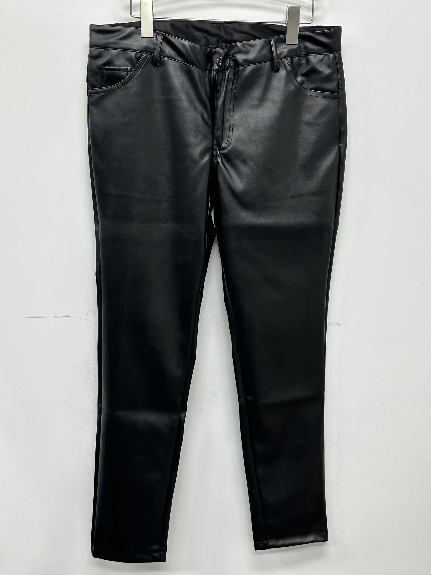 Men's Trendy Slim Cropped Trousers, Business Style Pants, For Summer Daily