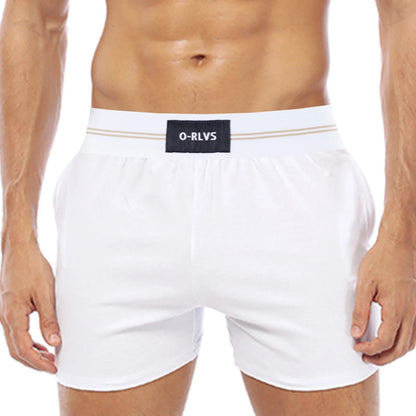 Mens Cotton Pants Soft Skin Friendly Wearable Home Pants Shorts Longer Briefs Underwear Cotton C9 Mens Underwear