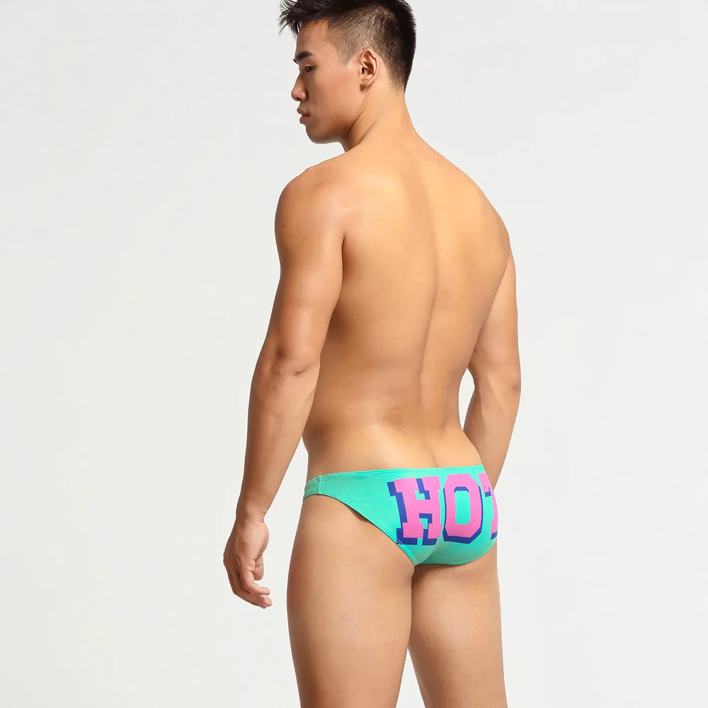 Men's, Boys Low Waist U Convex Pouch Swimwear.