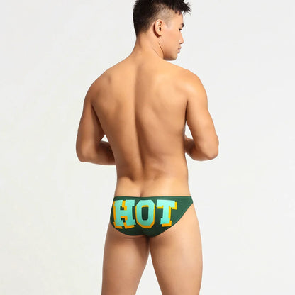 Men's, Boys Low Waist U Convex Pouch Swimwear.