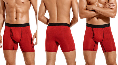 Men's Panties Front Open Underwear For Man Boxer Shorts Mens Ventilate Underpants Slips Male Boxershorts