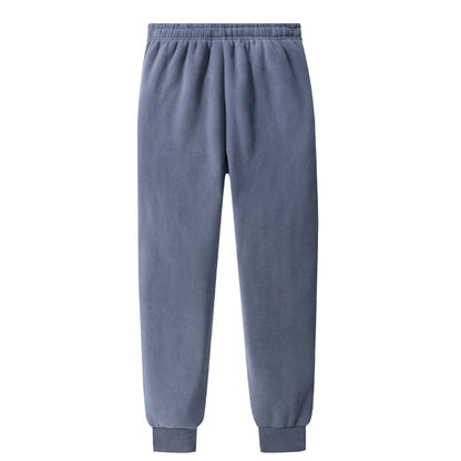 Men's Winter Thick Sweatpants Fleece Joggers