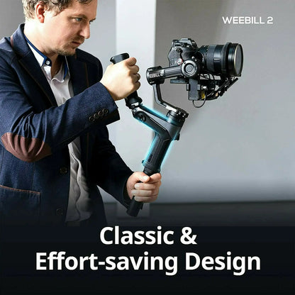 Zhiyun Weebill 2 Handheld Gimbal Stabilizer 3-Axis for DSLR Mirrorless Cameras Compatible with Canon/Sony/Panasonic/Nikon/LUMIX