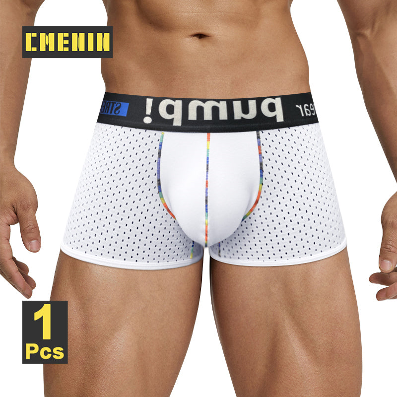 CMENIN Men's Breathable Boxershorts Mesh Underwear