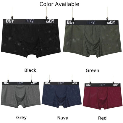 Mens Sexy Briefs Home Shorts Mesh Breathable Super Elasticshorts Man Scrotum Bulge Erotic Langerie Convex Pouch