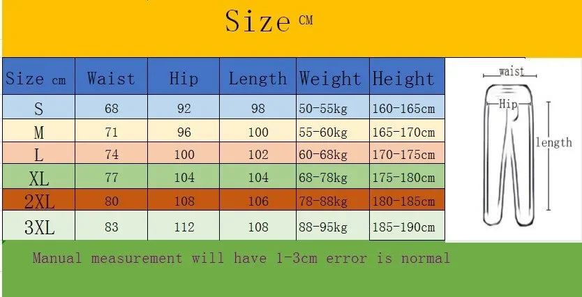 Casual pants men's jogging sweatpants large size elastic waist sports casual trousers loose fitness clothes autumn thin style